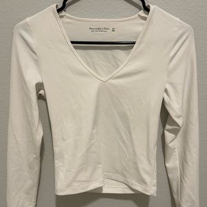 Abercrombie White Long Sleeve